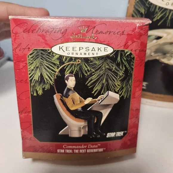 LOT 5 STAR‎ TREK KEEPSAKE Hallmark Ornaments Magic Romulan Warbird Spock Tucker